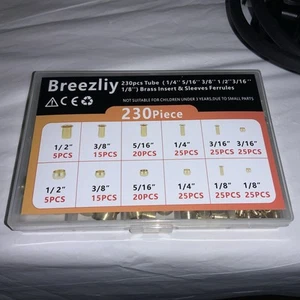 Breezliy 6 Sizes 3/16-1/2" Compression Fittings Assortment kit  - Picture 1 of 3