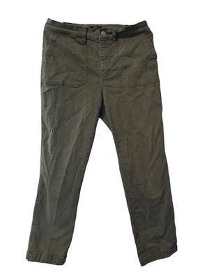 Pantalones de mezclilla para mujer J Crew Trademark talla 30 verde oliva informales rectos bolsillos Foto 1 de 4