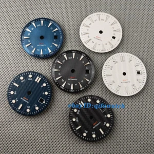 31mm Black blue watch Dial Fit ETA 2836/2824 DG2813/3804 Miyota 8215 821A 8205 - Picture 1 of 12