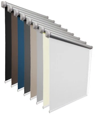 Thermorollo Verdunkelungsrollo Verdunklungsrollo Seitenzugrollo Fenster Rollo - Bild 1 von 4