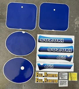Suzuki RM250 1981 Full Decal Set / Sticker Kit including Backgrounds - Picture 1 of 18