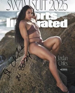 Olympiasieger Jordan Chiles handsigniertes 8x10 Foto (Reproduktion) - Bild 1 von 1
