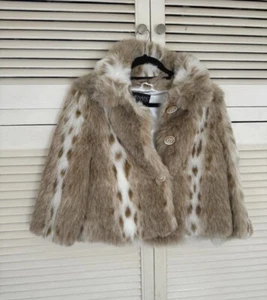 Faux Fur Jacket Size 10 - Picture 1 of 4