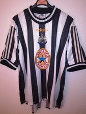 ADIDAS vtg Newcastle 1997-1998 soccer shirt vintage trikot camiseta maillot 90´s