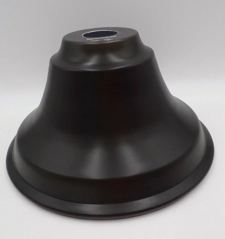 Pottery Barn Classic Metal Bell Pendant Hood 13.3" Opening Bronze Finish #4488A Cover