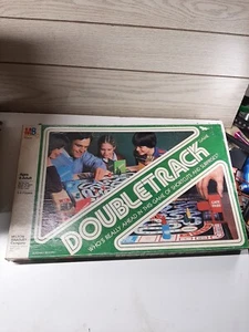 Vintage 1981 DOUBLETRACK Board Game by Milton Bradley - 100% Complete AMAZING!!! - Picture 1 of 7