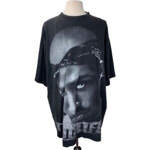 Millennium Vintage 2 Pac T-Shirt 3XL Griffin Black Thug Life