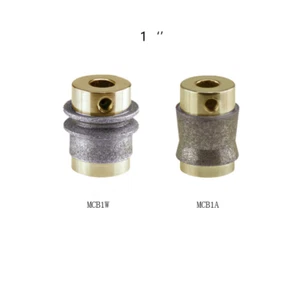 2pc 1'' pattern bit & 1'' angle bit Diamond grinding bit glass trimming machine - Bild 1 von 2
