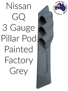 3 Gauge Pillar pod suit GQ Patrol 3 x 52 mm Painted Factory Grey - Picture 1 of 3