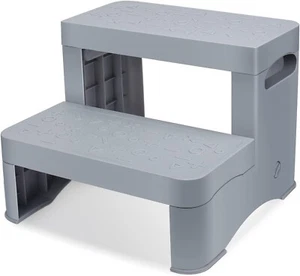 Step Stools Toddlers for Bath Tub Double up Step Stool Kids Bathroom Toilet - Picture 1 of 7