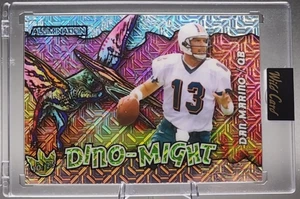 Dan Marino/25 2023 Wild Card Dino Might Silver Mojo Prizm Dolphins SP - Imagen 1 de 2