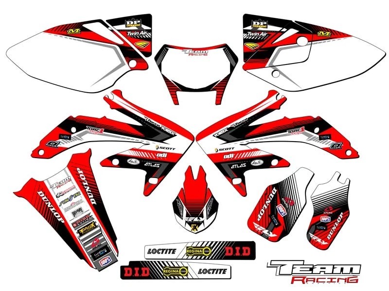 HONDA CRF 450X 2008-2017 CALCOMANÍA GRÁFICA 450 X 2010 2011 2012 2013 2014 2015 2016 Foto 1 de 1