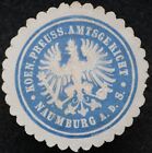 Koen. Preuss. Amtsgericht Naumburg A.D.S. - Letter Seal Stamp-#M49