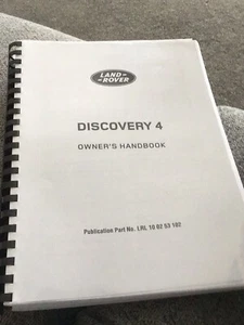 LAND ROVER DISCOVERY 4 -Owner USER MANUAL Handbook -A4 - Picture 1 of 4