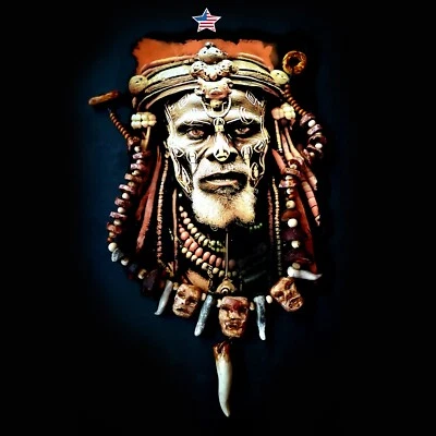 Роскошные ювелирные изделия ожерелье фольклорный богемное племенной этнический ручной работы натуральный бисер рог - Изображение 1 из 4