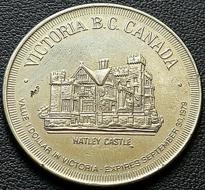 1979 Victoria B.C. $1 Trade Dollar - Hatley Castle - Picture 1 of 2