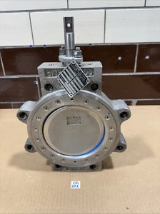 Tufline 321 ST2-N 6” Stainless Butterfly Valve 100PSI Shaft-17-4PH Seat-PTFE - Picture 1 of 7