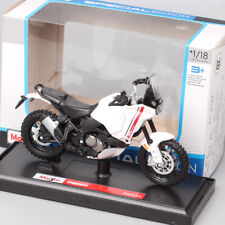 1/18 Scale Maisto Ducati Desert X Motorcycle Model Toy Off Road Bike White