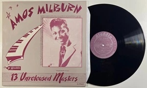 ★ AMOS MILBURN ★ 13 UNRELEASED MASTERS ★ LP 33 RPM ALLADIN 1546701 ★ FRANCE 1983 - Imagen 1 de 5