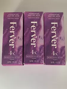 Lot Of 3 - Ferver Fermented Enzyme Acid Radiance Face Mask SEALED 30ml/ 1 Fl Oz - Picture 1 of 1