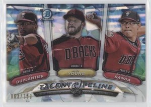 2018 Bowman Talent Pipeline Atomic Refractor /150 Jon Duplantier Anthony Banda