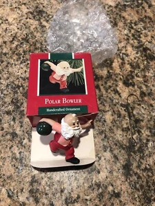 1988 Hallmark Keepsake Ornaments POLAR BOWLER Hand Crafted NEW! - Picture 1 of 5