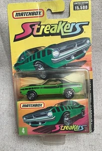 Matchbox Streakers #4 Edición Limitada Verde Plymouth Hemi Cuda - Imagen 1 de 4
