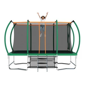 8X14FT Outdoor Square Trampoline - Heavy Duty, ASTM, Ideal for Kids & Adults - Picture 1 of 17