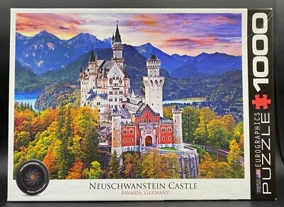 1000 Piece Puzzle Neuschwanstein Castle Bavaria - Free Shipping - Image 1 of 4