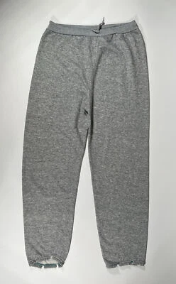Vtg 80s grey Sweatpants Made USA Tultex XL distressed Hem - Image 1 of 4