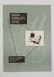 Vintage Heath Company High Fidelity 22 Page Brochure, Benton Harbor, MI. - Picture 1 of 7