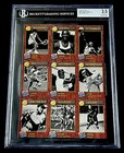 Pele RARE Babe Ruth Chamberlain 1990 SI For Kids Legends Uncut Sheet BGS 3.5