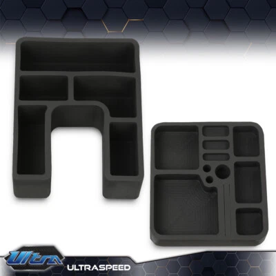 Fit For 1978-1996 Ford Bronco F-150 F-250 F-350 Floor Console Organizer Inserts - Image 1 of 4