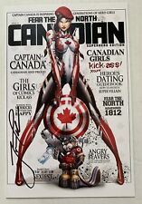DAUGHTERS OF EDEN FEAR THE NORTH CAPTAIN CANADA COSPLAY JAMIE TYNDALL SIGNED COA