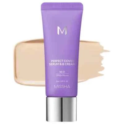 Missha M Perfect Cover BB Cream mit Serum SPF50+ Farbton 21, 20 ml