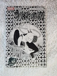 Spider-Gwen #1 Jamie McKelvie B&W Phantom Variant (2015) - ASM #300 Hommage - Bild 1 von 4