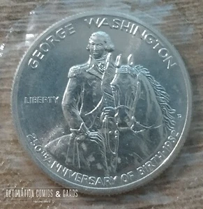 1982-250TH GEORGE WASHINGTON PROOF HALF DOLLAR 90% SILVER - MINT (Sealed) - Picture 1 of 5