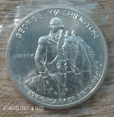 1982-250TH GEORGE WASHINGTON PROOF HALF DOLLAR 90% SILVER - MINT (Sealed) - Image 1 of 4