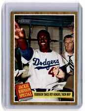 2011 Topps Heritage Jackie Robinson Takes ROY Honors, then MVP Brooklyn Dodgers