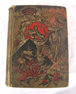 Sea and Land by J. W. Buel, 1887 HC - Picture 1 of 8