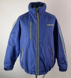 Descente Ski Jacket MADE IN HONG KONG Men's Size M Hooded Insulated Lined - Picture 1 of 12