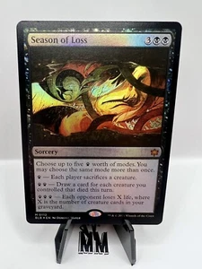 Season of Loss Foil - BLB 0112 - NM - MTG Magic - Picture 1 of 2