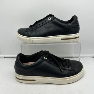 Birkenstock Shoes Womens 37 US 6-6.5 Bend Low Casual Sneakers Black Leather - Picture 1 of 9