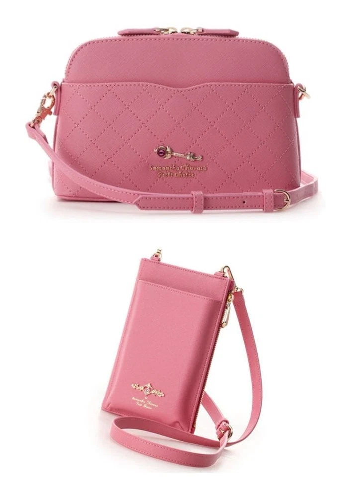 Juego de 2 Sailor Moon x Samantha Thavasa Collab Bolso de Hombro Cartera Bolso J18810 Foto 1 de 4