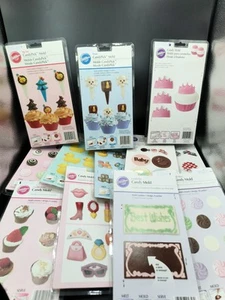 12 Wilton Chocolate Candy Molds Cookie Picks Melting Lollipop Truffles - Picture 1 of 5