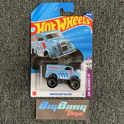 Hot Wheels Monster Dairy Delivery Blue #133 Mainline 2025 Case L (In-Stock) New - Image 1 of 3