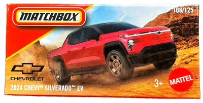 Matchbox 2024 Chevrolet Silverado EV 108/125 Power Grabs 2025 1:64 Modellauto US - Bild 1 von 4