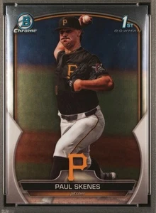 2023 Paul Skenes ๐ 1st Bowman Chrome ๐๐ผ THE KING ๐ - Picture 1 of 2