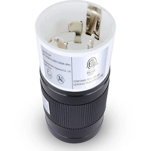 Shopcorp 50A Twist Lock RV Plug CS6365 125/250V 3 Pole 4 Wire 12500W - Picture 1 of 12