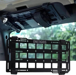 OneTigris MOLLE Visor Organizer Tactical Sun Visor Panel for SUV/Truck Open Box - Picture 1 of 10